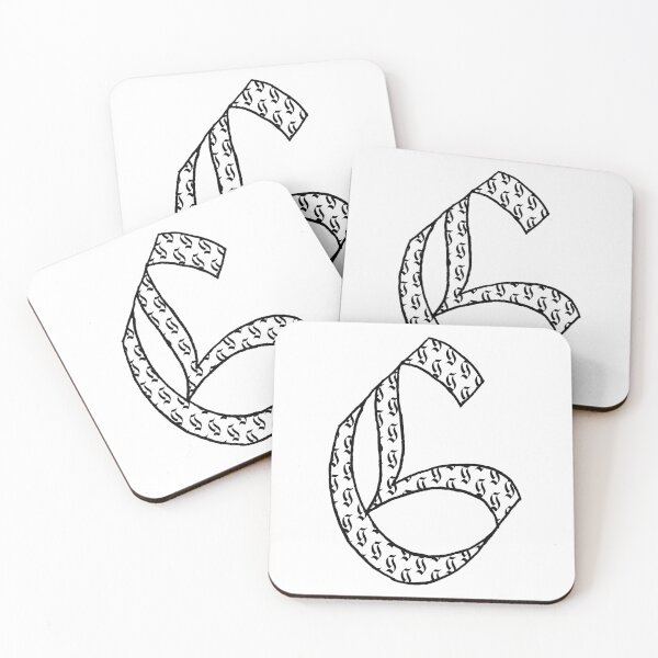 Item preview, Elegant calligraphy design of the initial G, perfect for art and typography lovers. Great as a gift for milestones, fitting for Handwriting Day, Calligraphy Day, and World Art Day! designed and sold by ArtsOfLetters.