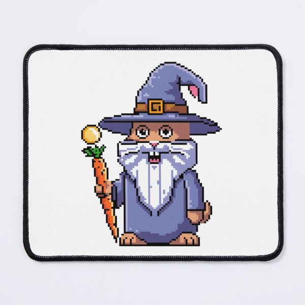 Item preview, Pixelated Wizard Bunny Squad: The Carrot Casters designed and sold by 8bitdecalworld.