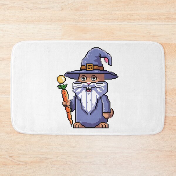 Item preview, Pixelated Wizard Bunny Squad: The Carrot Casters designed and sold by 8bitdecalworld.