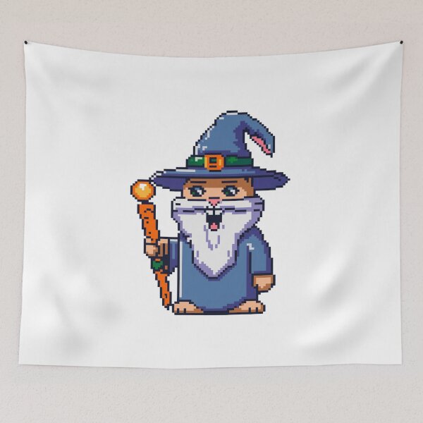 Item preview, Pixelated Wizard Bunnies: The Carrot Conjurers designed and sold by 8bitdecalworld.