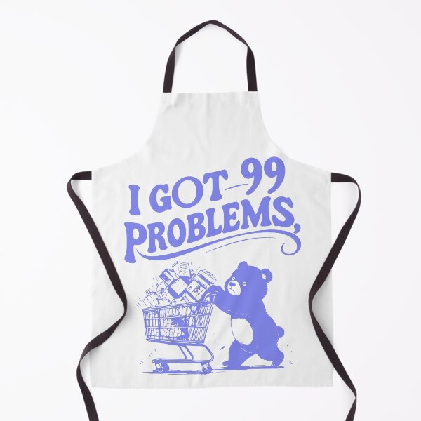 Item preview, Kawaii Bear & Overloaded Cart Design I Got 99 Problems designed and sold by postprocess.