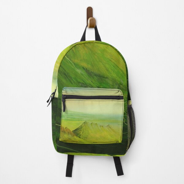 Item preview, Fernschau - wide landscape in green designed and sold by art paintings.