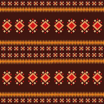 Artwork thumbnail, Earthy Angular Patterns by Luckymoon2000