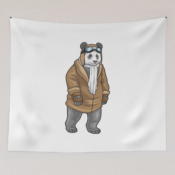 Item preview, Panda Pilot Pilot hat designed and sold by Snabdesign84.