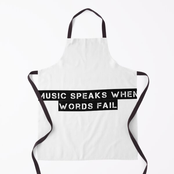 Item preview, Music Speaks When Words Fail designed and sold by Ninjacatoff.