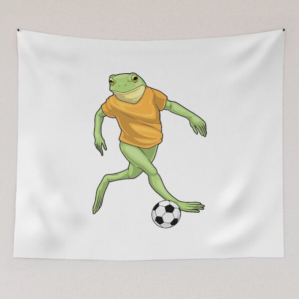 Item preview, Frog Soccer player Soccer designed and sold by Snabdesign84.