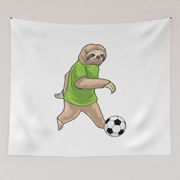 Item preview, Sloth Soccer player Soccer designed and sold by Snabdesign84.