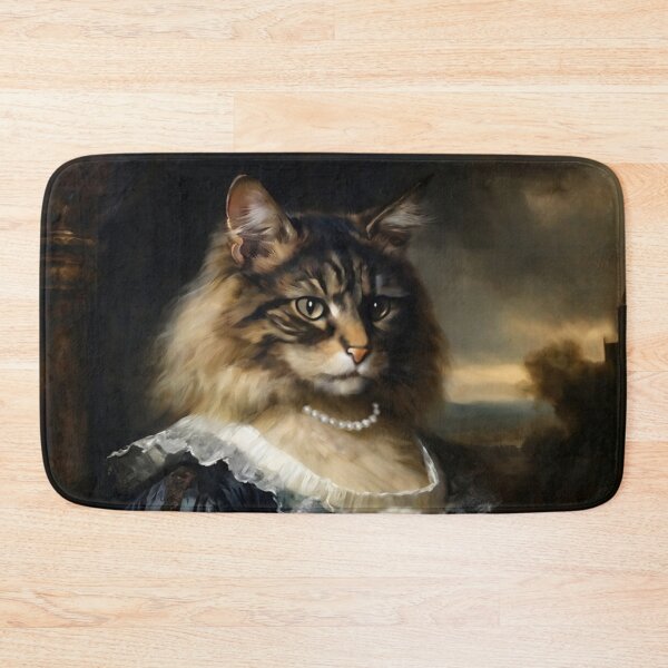 Item preview, Anthropomorphic Victorian Cat Portrait: Lady Meowlisa | Cat Art designed and sold by UnhingedBird.