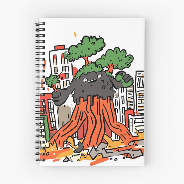 Item preview, Giant tree monster rampages through the city designed and sold by Piotrek0001.