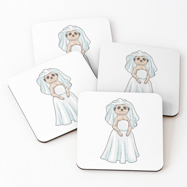 Item preview, Meerkat Bride Veil Wedding designed and sold by Snabdesign84.
