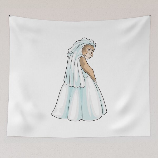 Item preview, Monkey Bride Veil Wedding designed and sold by Snabdesign84.