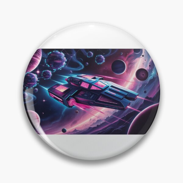 Item preview, Isometric Spaceship in Outer Space designed and sold by StormArte.