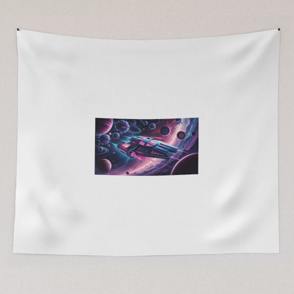 Item preview, Isometric Spaceship in Outer Space designed and sold by StormArte.