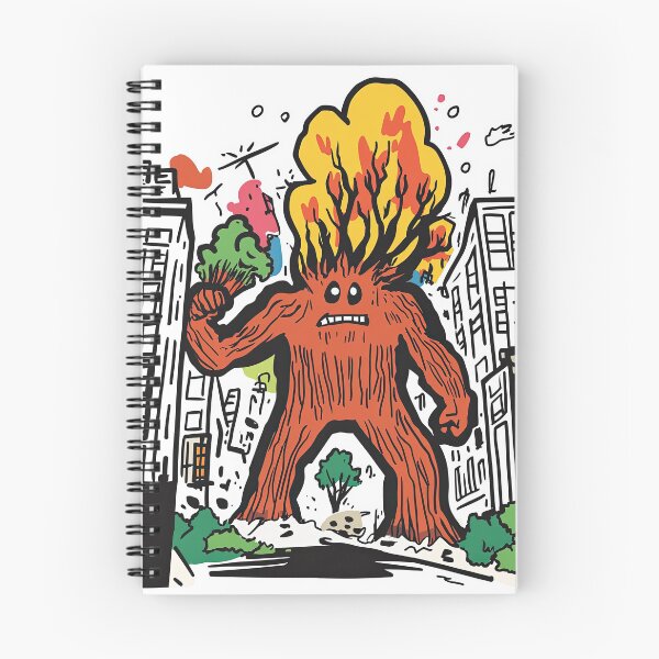 Item preview, Green-crowned monster dominates city streets designed and sold by Piotrek0001.