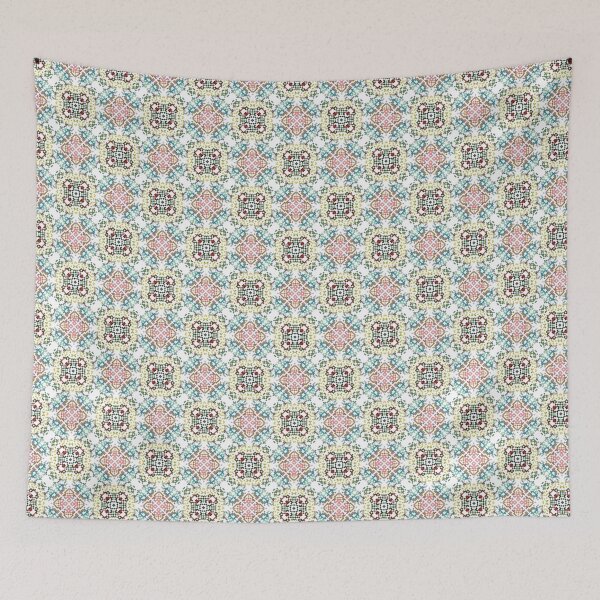 Item preview, Ornate geometric pattern and artfully abstract multicolored background designed and sold by Pixeeless.