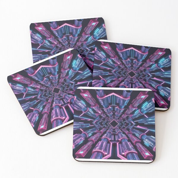 Item preview, Neon Cyberpunk Maze designed and sold by StormArte.