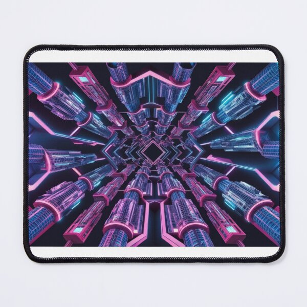 Item preview, Neon Cyberpunk Maze designed and sold by StormArte.