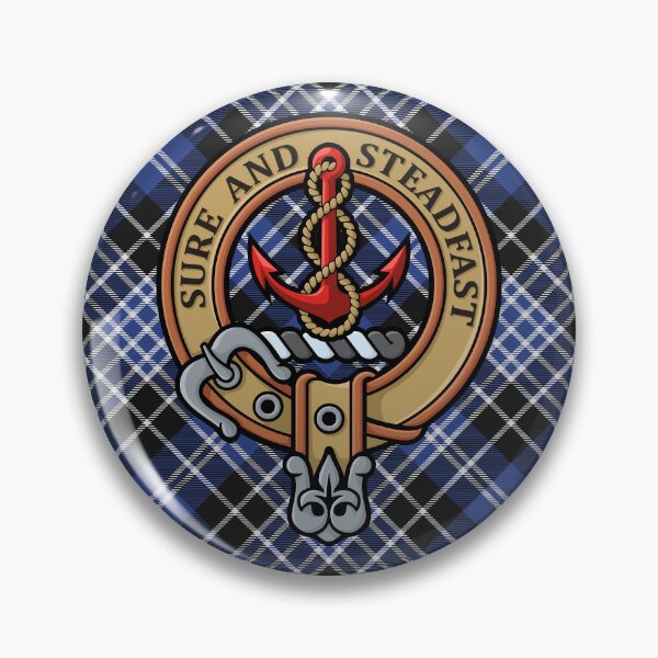 Item preview, Clan Clark Crest over Modern Tartan designed and sold by sifis.
