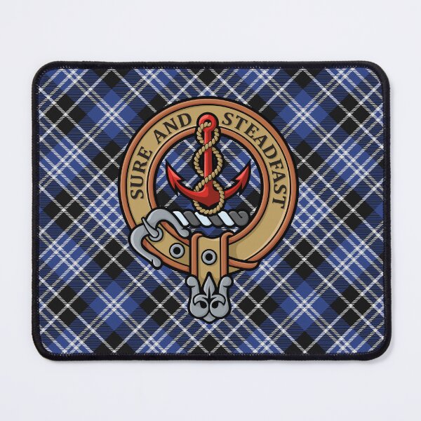Item preview, Clan Clark Crest over Modern Tartan designed and sold by sifis.