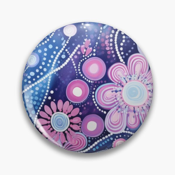 Item preview, Aboriginal Inspired Dot Art - Picking Flowers designed and sold by GrinGalore.