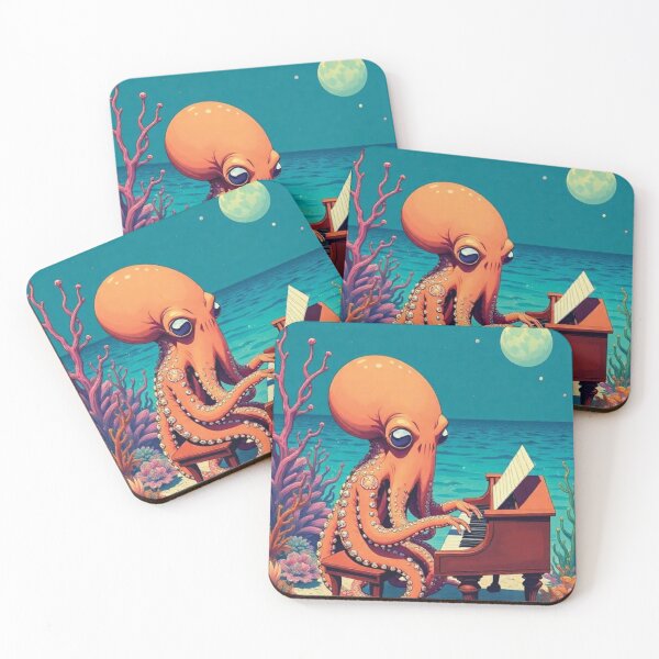Item preview, pianist octopus designed and sold by Dogandesighn.