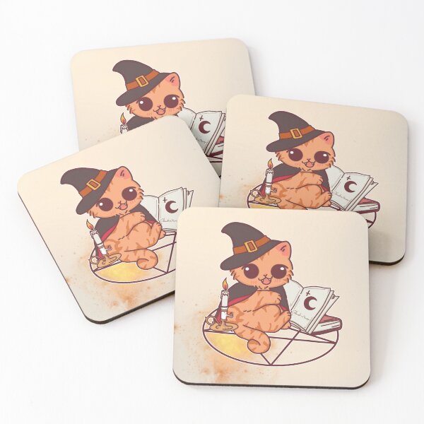 Item preview, Goldwhisker House Witch Cat Magic Art designed and sold by BGMeYou.