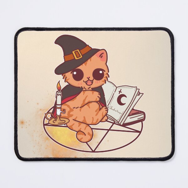 Item preview, Goldwhisker House Witch Cat Magic Art designed and sold by BGMeYou.
