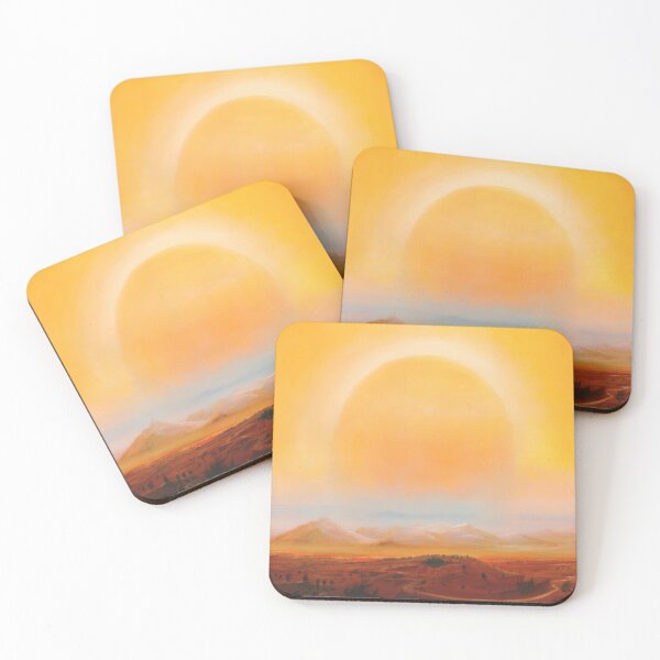 Item preview, Color change - big sun over a distant land designed and sold by art paintings.
