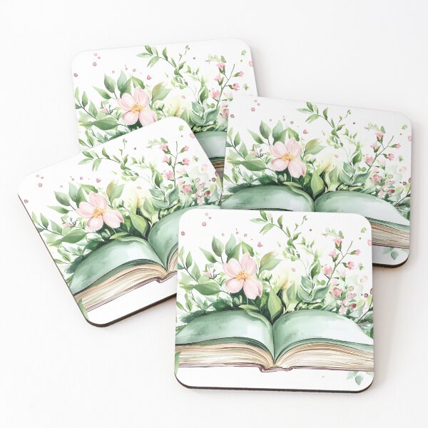 Item preview, Spring Book with Flowers designed and sold by Bookdragon's Loot .