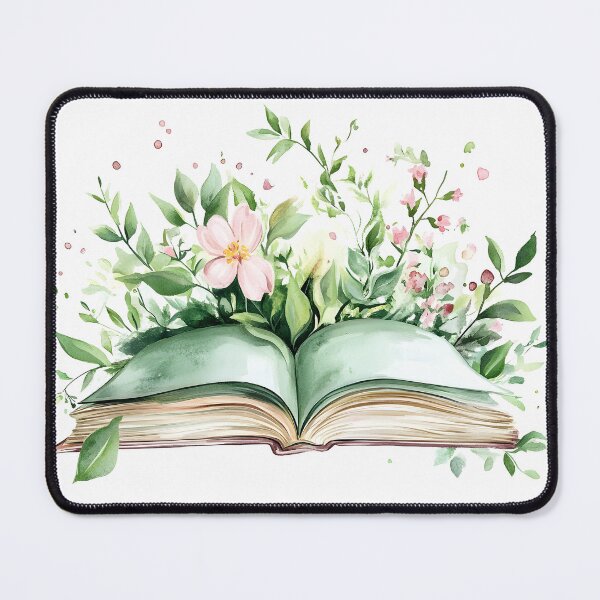 Item preview, Spring Book with Flowers designed and sold by Bookdragon's Loot .