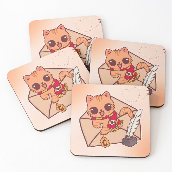 Item preview, Magical Cat Letter – Enchanted Goldwhisker Kitty designed and sold by BGMeYou.