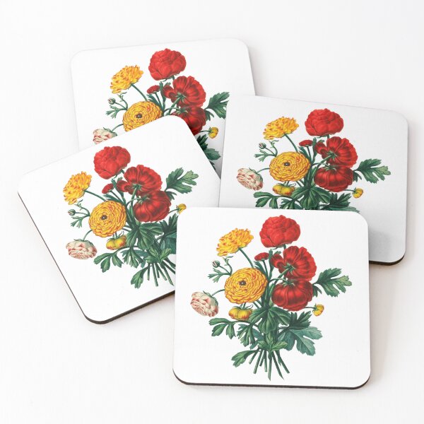 Item preview, Vibrant Bright Floral Bouquet In Red and Yellow designed and sold by IrisAndIvy.