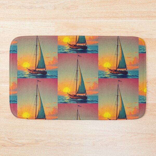 Item preview, An old sailing boat at sunset designed and sold by Dogandesighn.