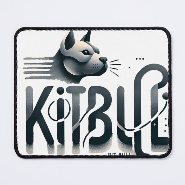 Artikelvorschau, Kitbull, Katze, Hund, Pitbull, Tier, Pixar, Cartoon entworfen und verkauft von B-M-Store.