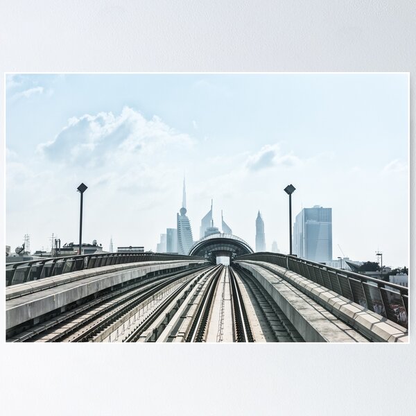 Item preview, view on subway road on downtown city dubai designed and sold by dvoevnore.