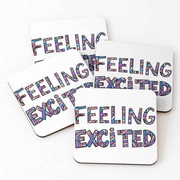 Item preview, Feeling excited designed and sold by SpectrumShine.