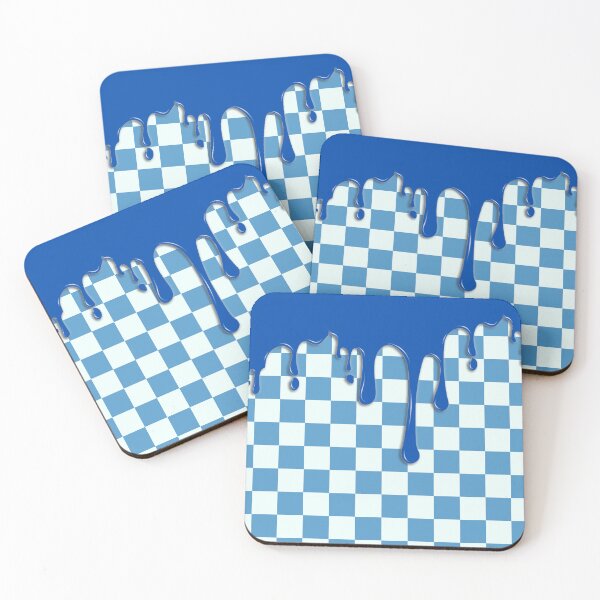 Item preview, Blue Drip Checkered designed and sold by artbyisaaa.