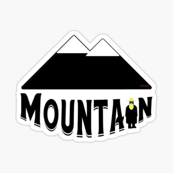 Item preview, "The Old Traveler and the Mountains" designed and sold by MIBdesign.