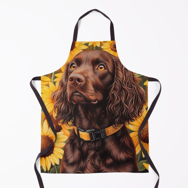 Item preview, Boykin Spaniel in Sunflower Field designed and sold by PetsArt.