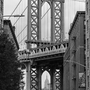 Vorschaubild zum Design Die Manhattan Bridge in Monochrom von Dubbo in Brooklyn von Aure50