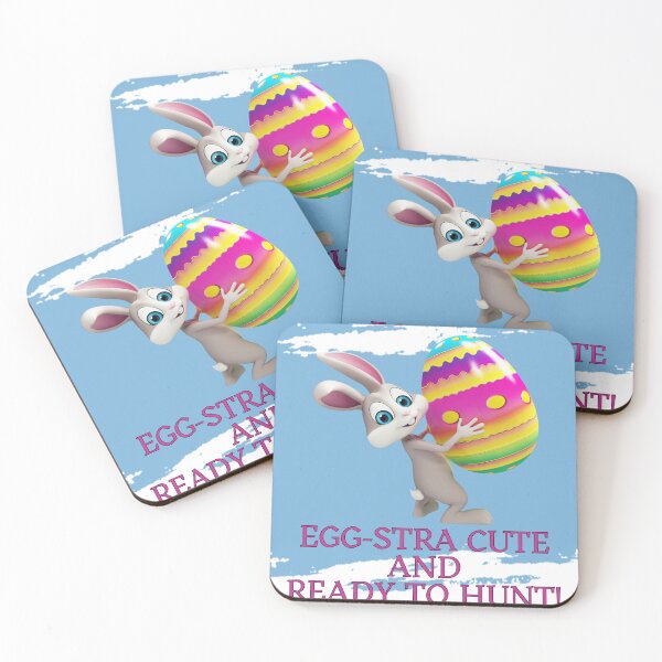 Item preview, Egg-stra Cute and Ready to Hunt! designed and sold by DoodleImprints.