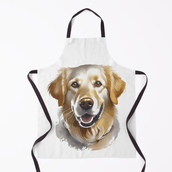 Item preview, golden retriever dog smiling head shot with beautiful eyes artwork designed and sold by planetgolden.