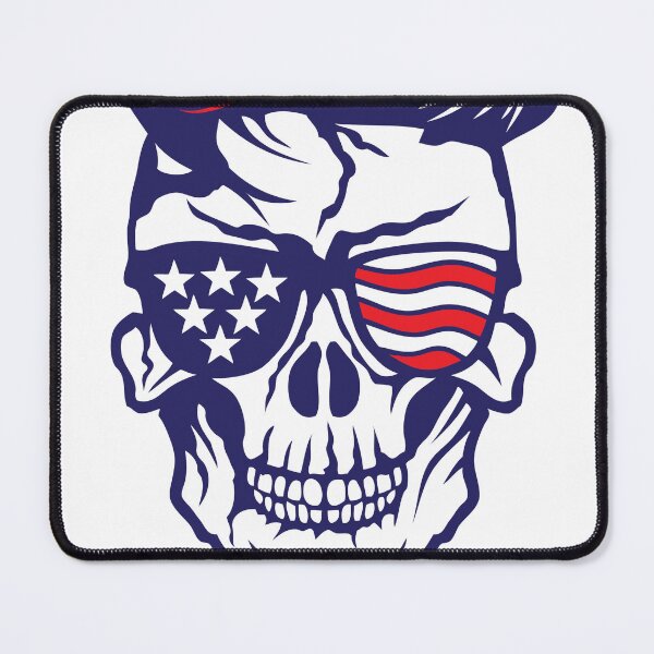 Item preview, skull hipster usa american glasses fancy skull drawing designed and sold by Achille3777.
