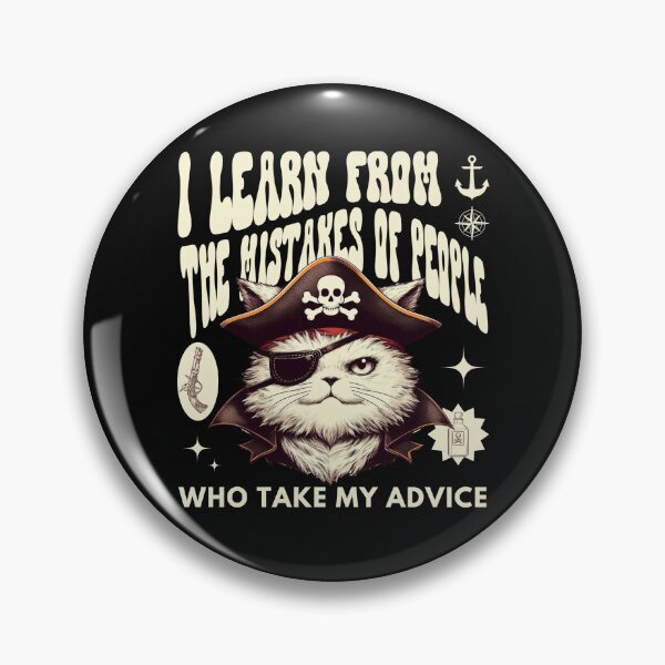 Item preview, Learning pirate cat designed and sold by Peerless-Prime.