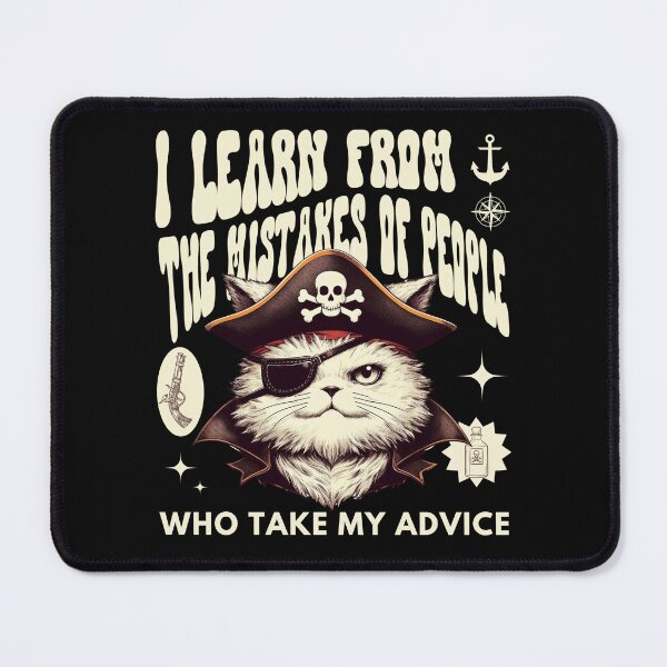 Item preview, Learning pirate cat designed and sold by Peerless-Prime.