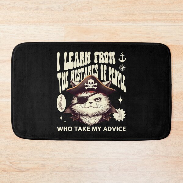 Item preview, Learning pirate cat designed and sold by Peerless-Prime.
