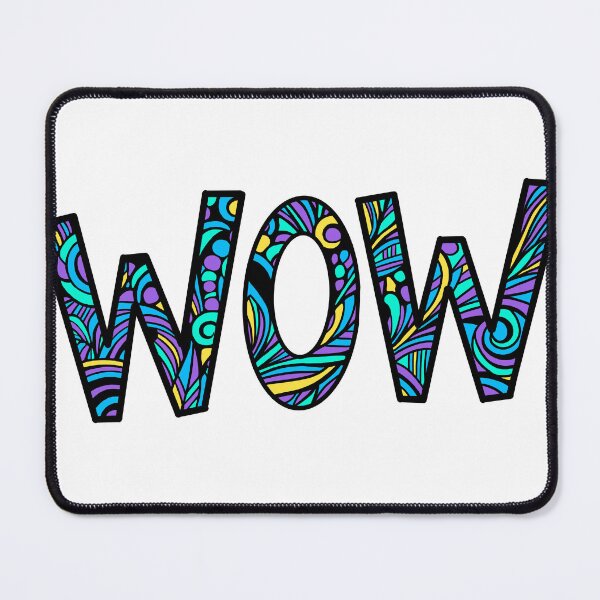 Item preview, Intricate word: wow designed and sold by SpectrumShine.
