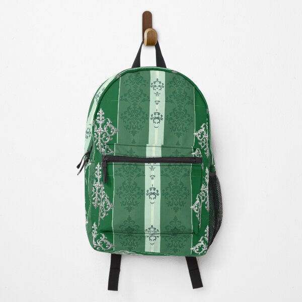 Item preview, Green Striped Silver Damask  designed and sold by DesignsByPrnces.