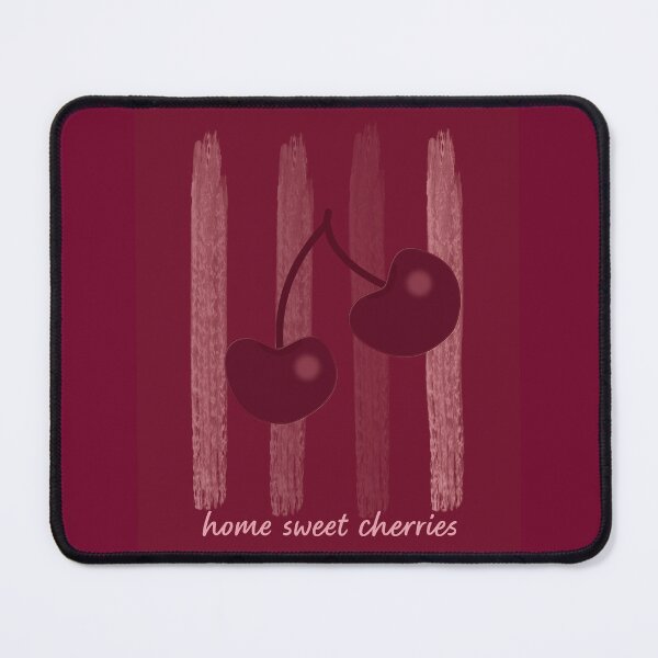 Item preview, Home Sweet Cherries, Cherry Red Background designed and sold by Aureusglow.