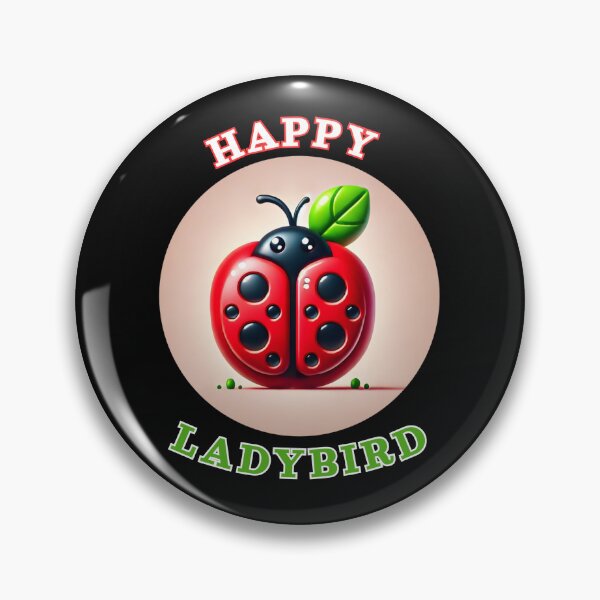 Item preview, Happy Ladybird Bug Red Apple Spring designed and sold by Maggie Mustard.